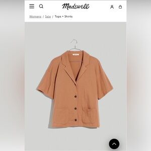 Madewell Knit Lightspun Camp Shirt